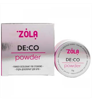 ZOLA Пудра-деколорант для бровей DE:CO Powder, 10 г