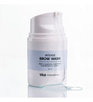 ZOLA & Makarevich Шампунь глибокої очистки для брів та вій Intense Brow Wash, 30 мл