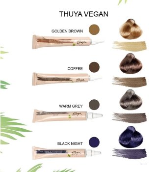 Thuya Фарба для брів та вій веган, Vegan, Warm Grey, теплий сірий, 14 мл