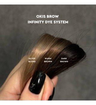 OKIS BROW Фарба для брів Infinity Dye System, Dark Brown, 15 мл