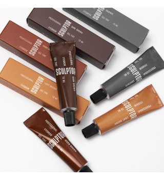 Sculptor Lash Гель-фарба для брів Dark Brown, темно-коричнева, 15 мл
