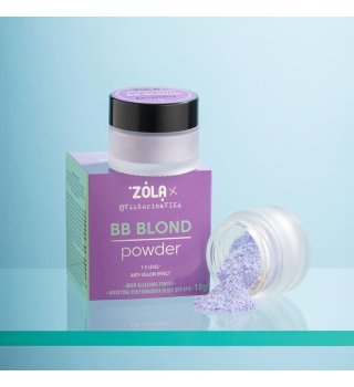 ZOLA & Viktorina Vika Пудра освітлювальна фіолетова для брів BB Pownder, 10 г